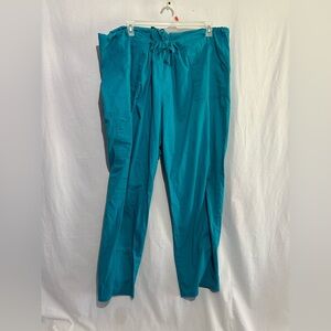 Scrubstar Women’s Teal Scrub Pants Size 3X
